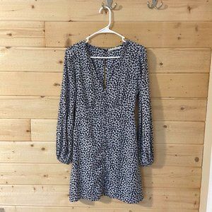 Abercrombie & Fitch Floral Long-sleeve Dress